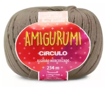LINHA AMIGURUMI BEGE/MARROM